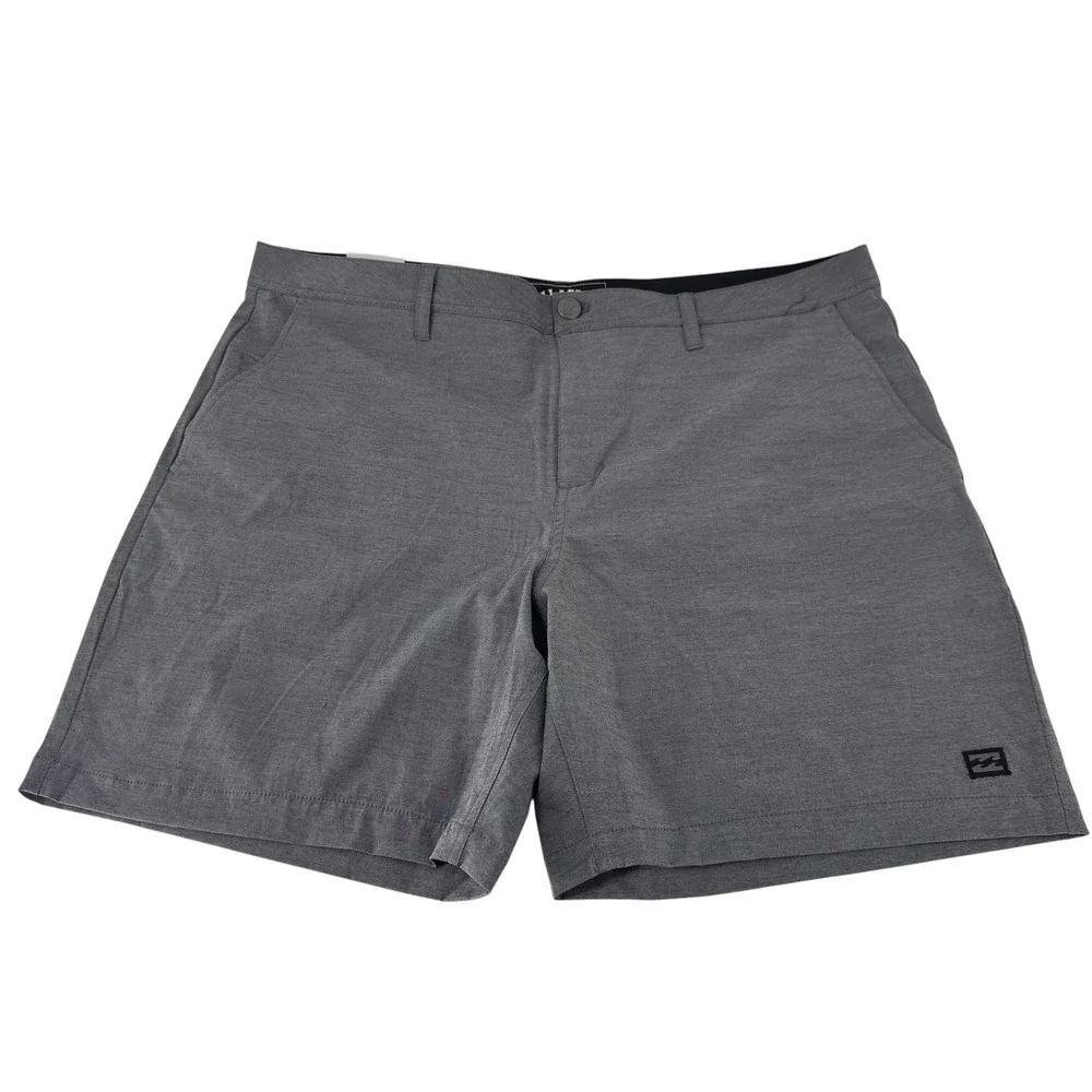Billabong Mens Hybrid Shorts Charcoal‎ Grey Stretch Walk Shorts Size 40 NEW